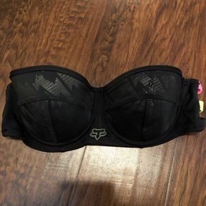 Fox Racing bandeau bikini top